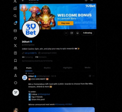 Populaire spellen bij 30bet